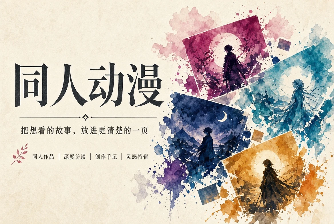同人动漫杂志封面展示